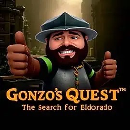 Gonzo's Quest online game logo by NetEnt on igni-fi.com