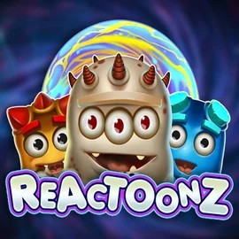 Reactoonz by Play'n GO, showcased at igni-fi.com – game logo